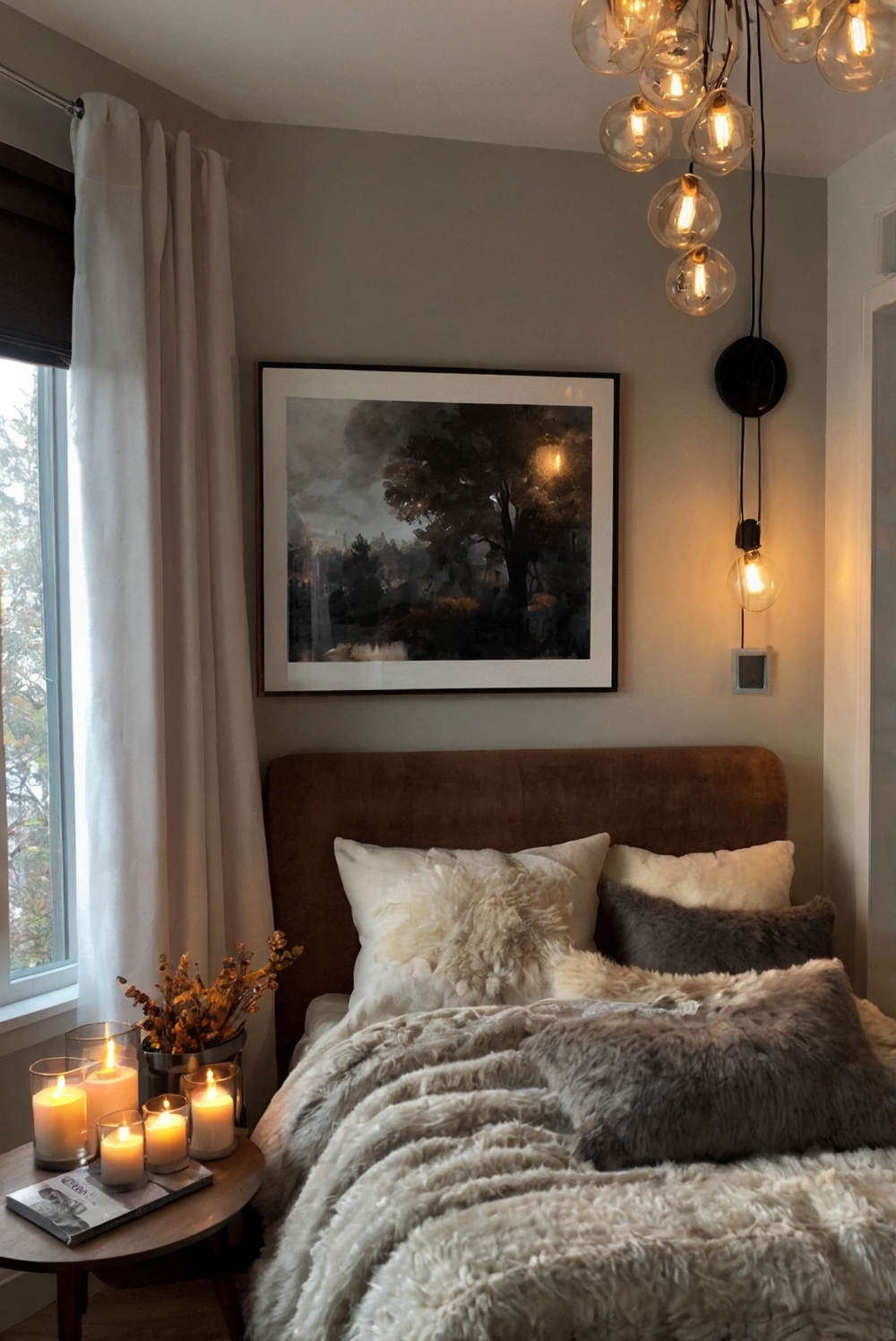 Stylish fall decor, Cozy autumn home, Elegant room makeover, Chic seasonal design, Modern interior inspiration