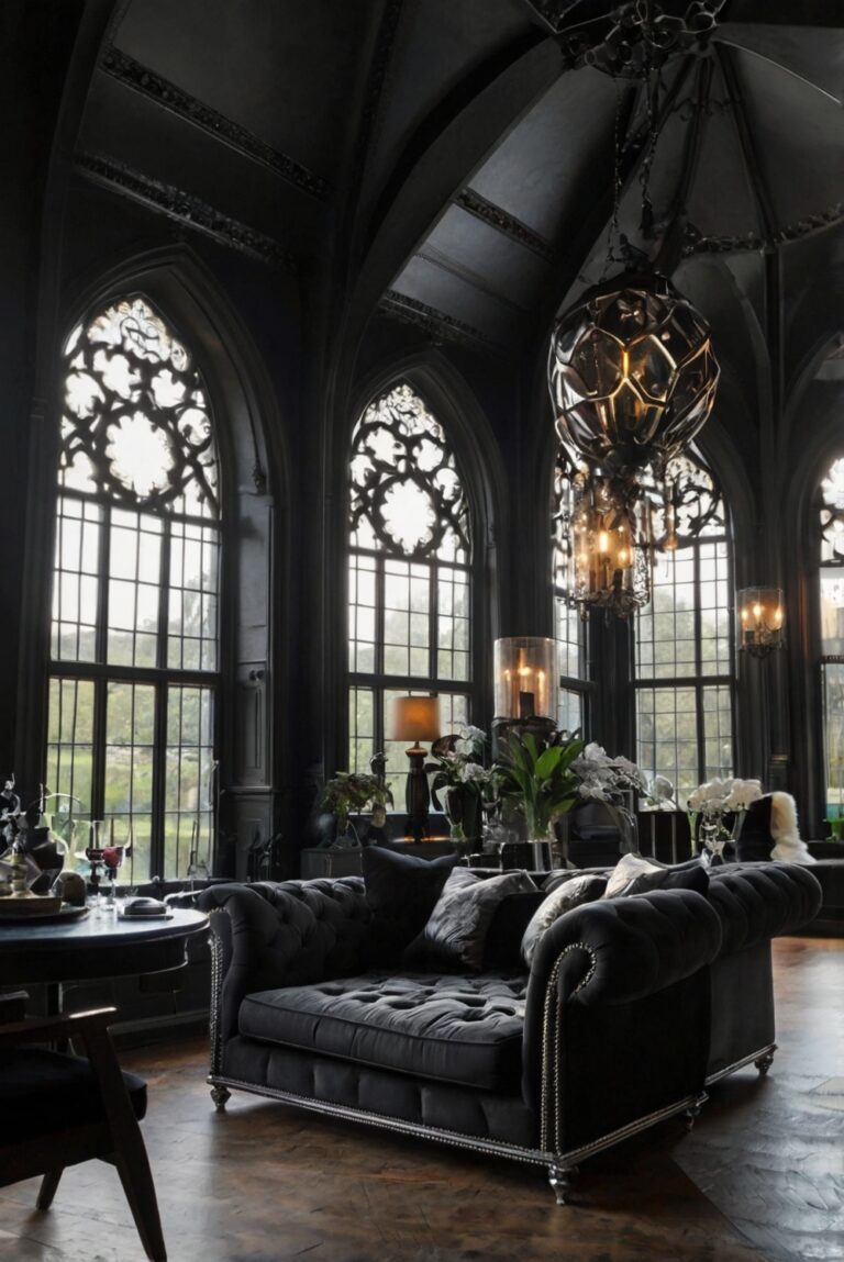 Gothic living room ideas, Gothic home decor, Gothic furniture, Dark apartment decor, Victorian living room